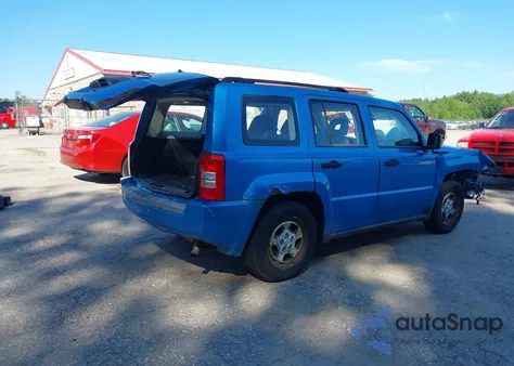 2008 Jeep Patriot Sport from USA, damaged, VIN 1J8FF28W78D796059
